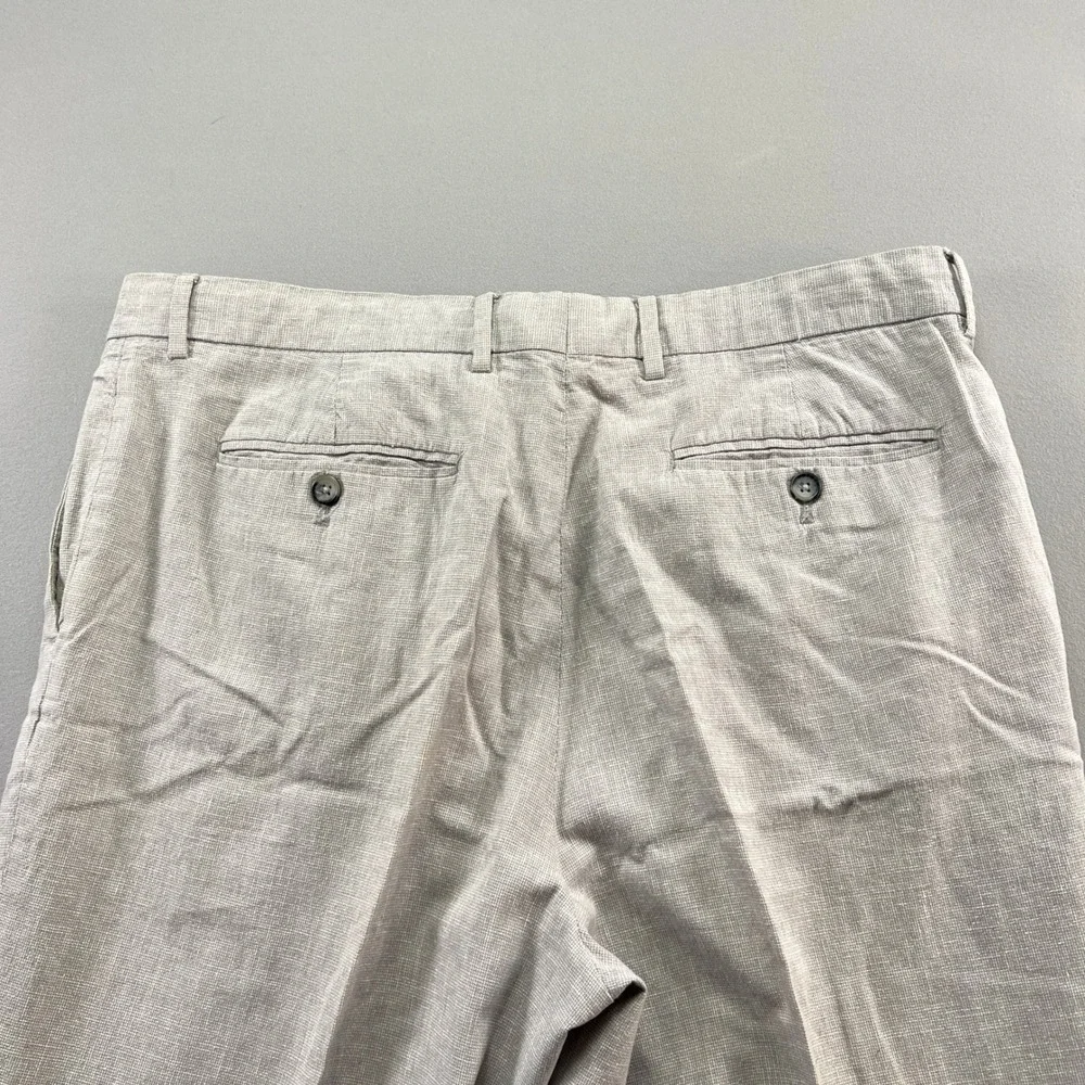 Banana Republic Dress Pants Mens 34x32 Light Gray Standard Fit Career Business